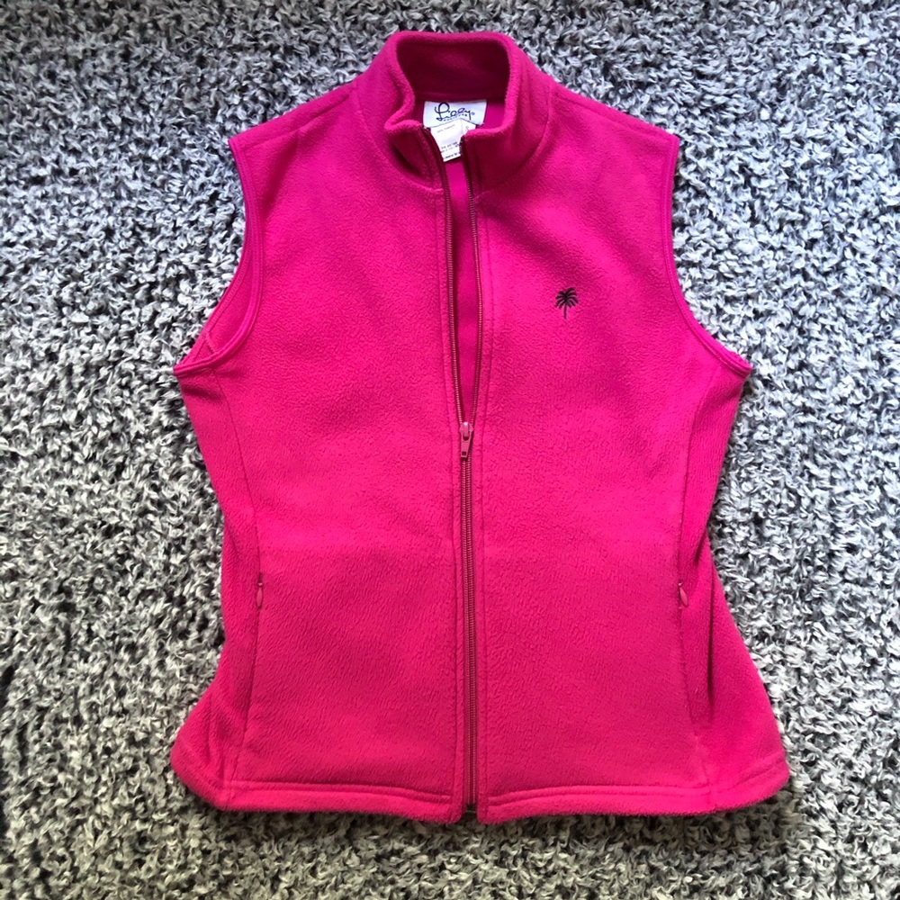 Vintage Lilly Pulitzer Fleece Vest
